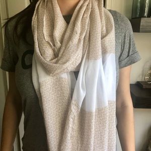 Michael Kors MK monogram scarf wrap